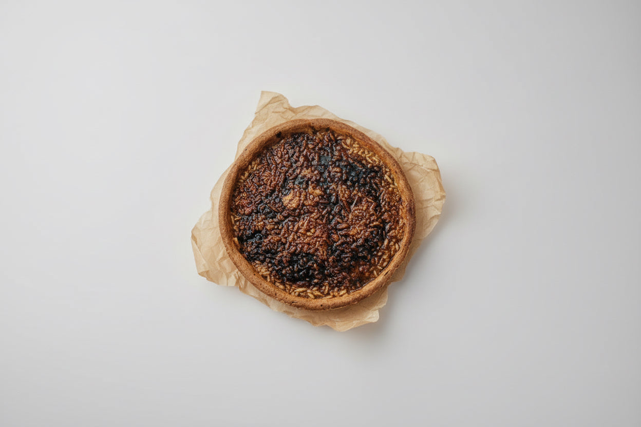 Tarte de amêndoa com biscoito patê sablée