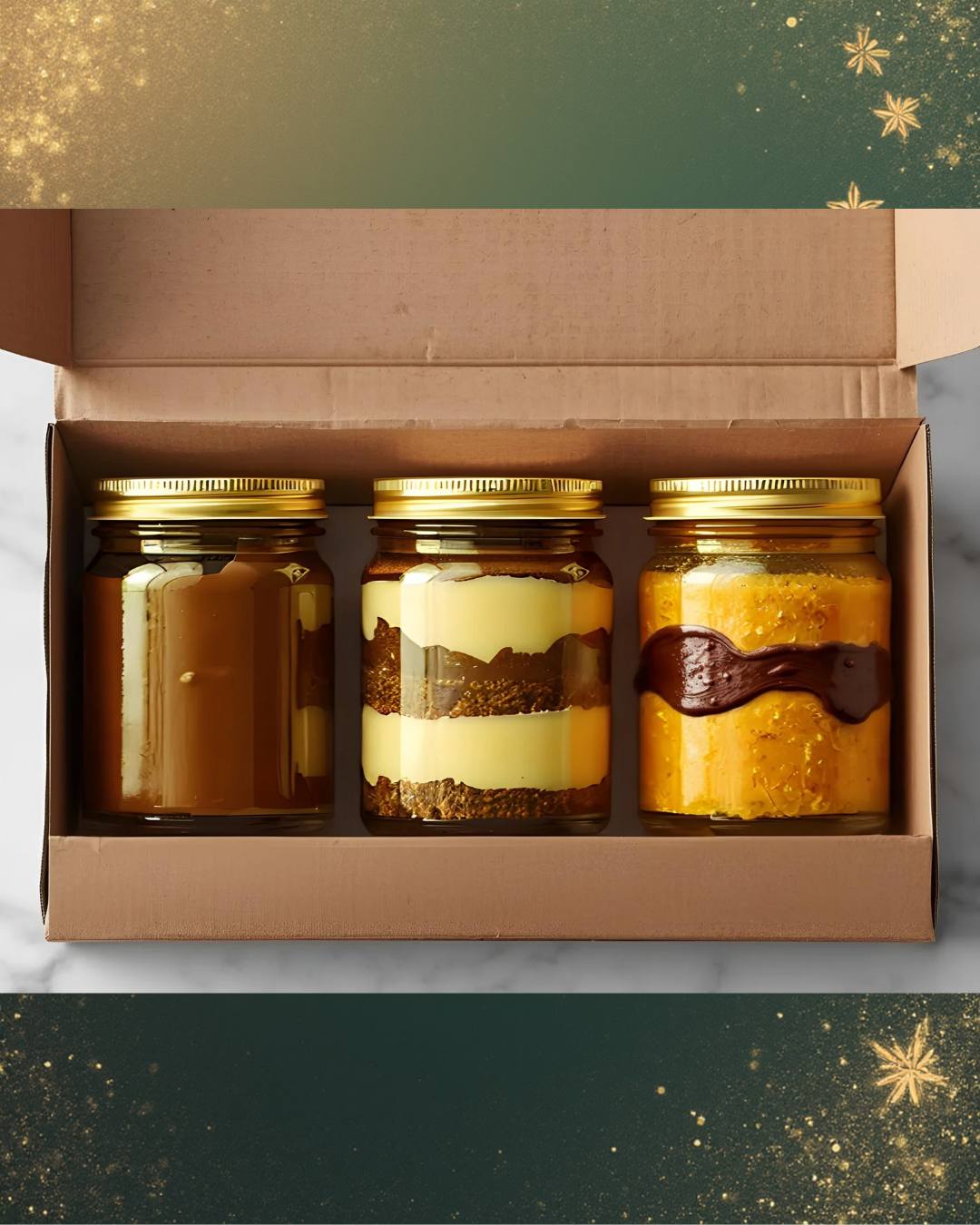 Selecção de bolos best sellers em frasco