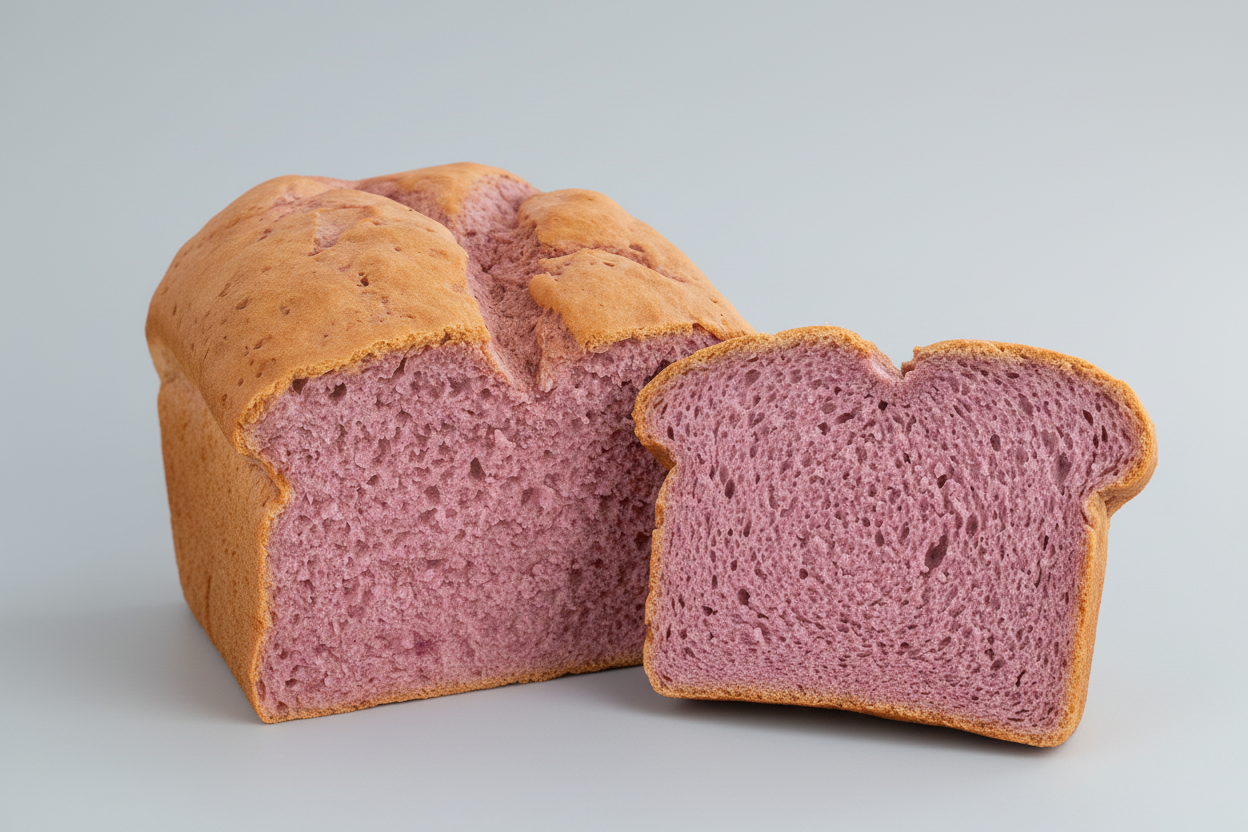 Pão de batata doce roxa (de época)