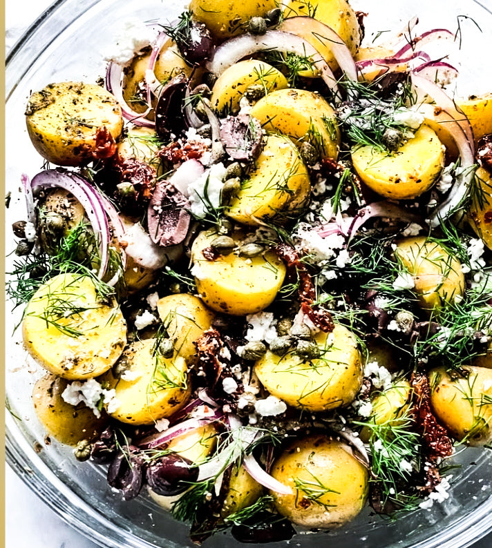Salada grega de batata