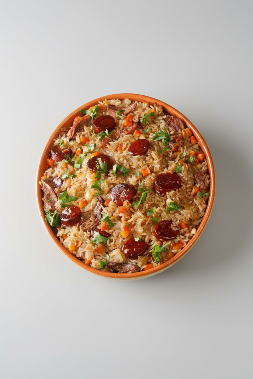 Arroz sem pato