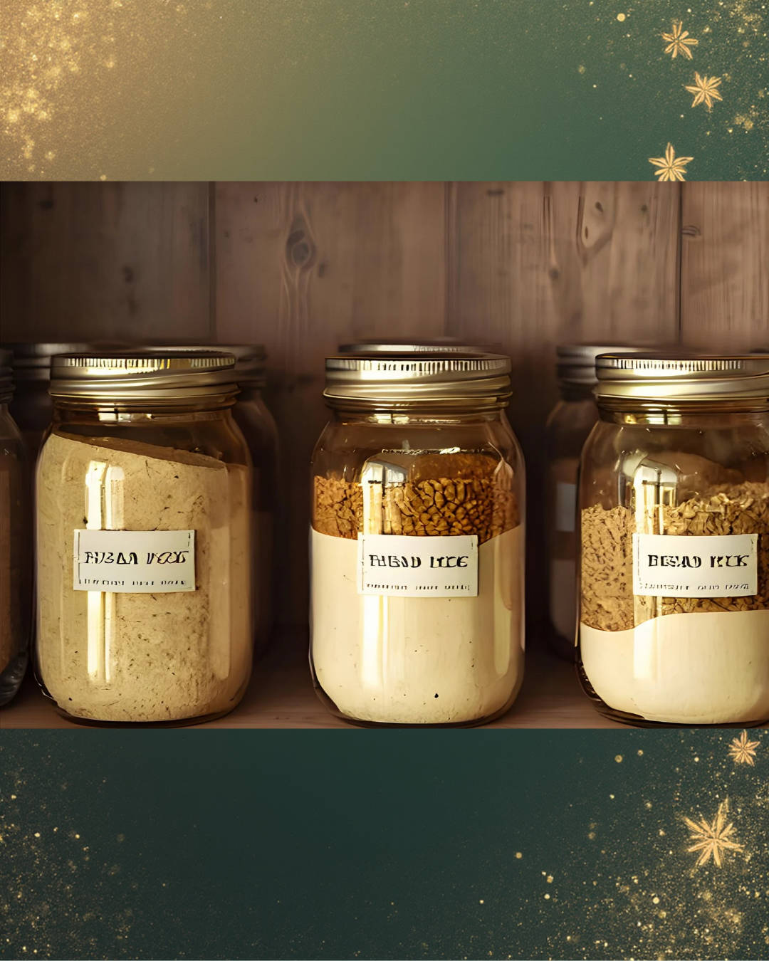 Mistura em frasco para pão