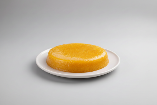 Pudim funcional de coco e mandioca (semelhante ao quindim tradicional)